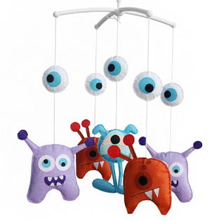 Blancho Bedding Cartoon Monster Baby Musical Toys Crib Dreams Mobile Blancho Bedding Cartoon Monster Baby Musical Toys Crib Dreams Mobile