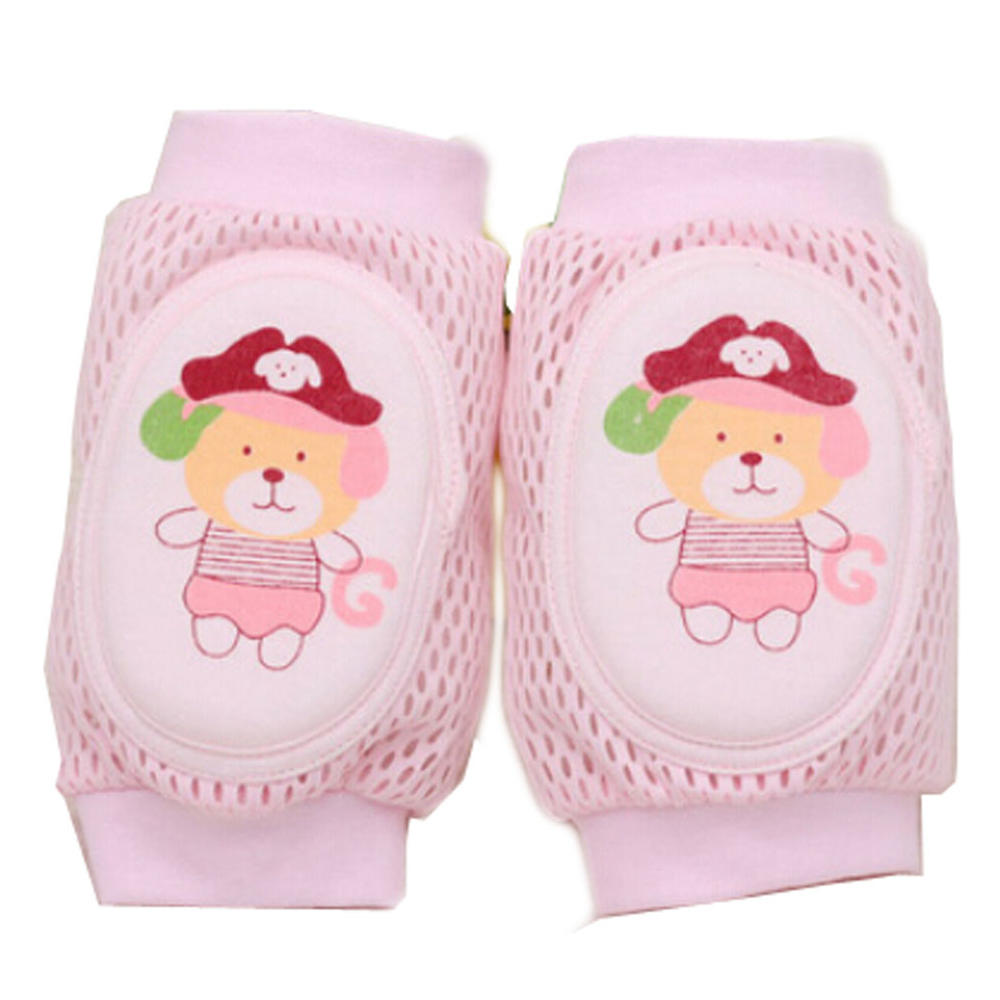 Blancho Cute Cotton Mesh  Baby Leg Warmers Knee Pads/Protect-Dog,Pink
