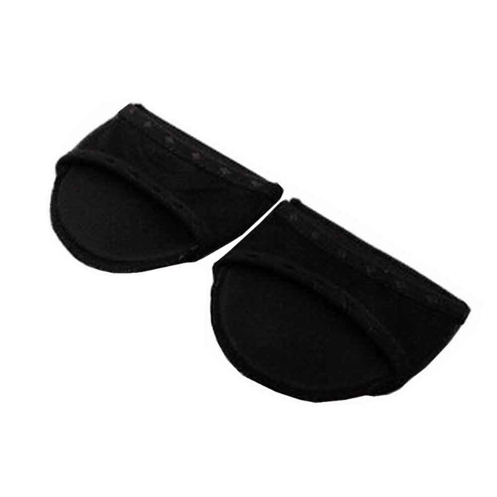 Blancho Bedding 3 Pairs Forefoot Pads High-heeled Shoes Insoles Cushions Fish Head Black
