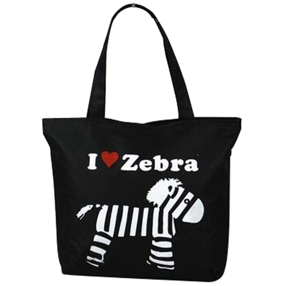 Blancho Bedding Durable Shoulder Portable Shopping Bag File Archive Bags Zebra