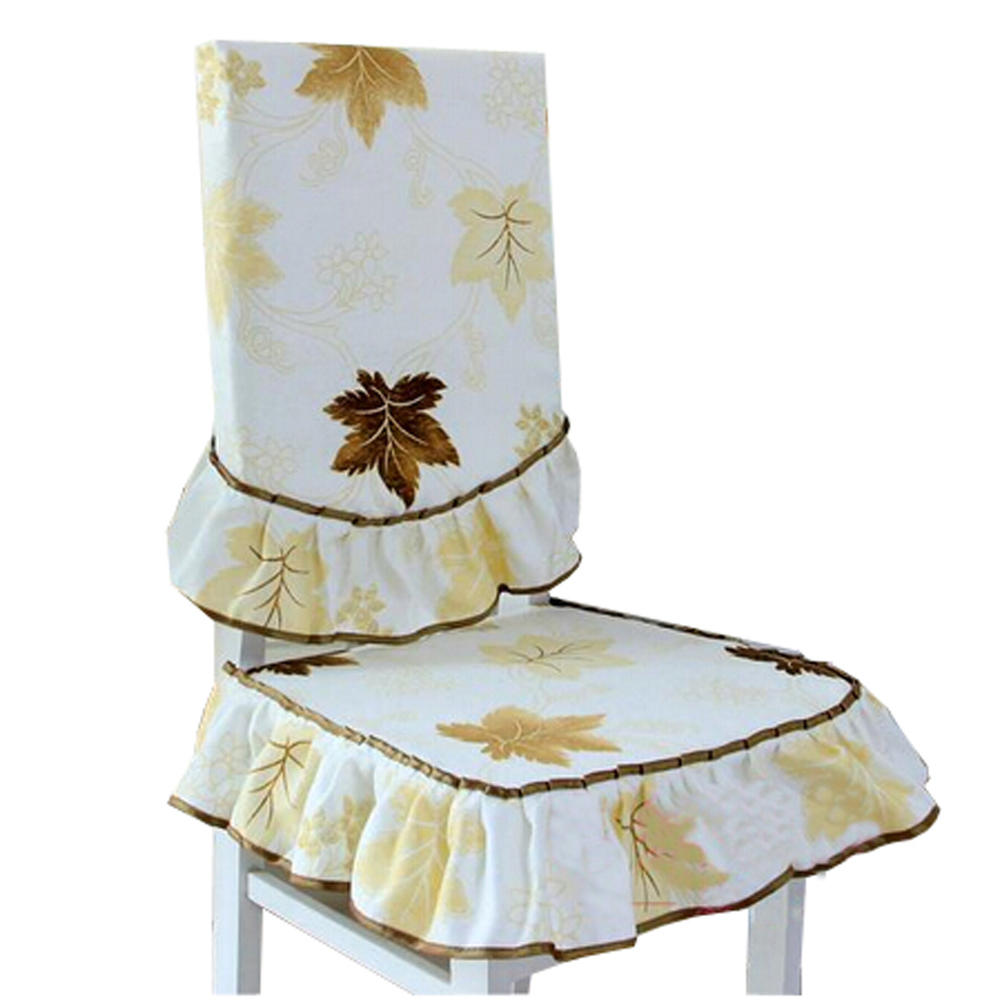 Blancho Bedding Classic Maple Leaf Fabric&Cotton Dining Room Chair Slipcover