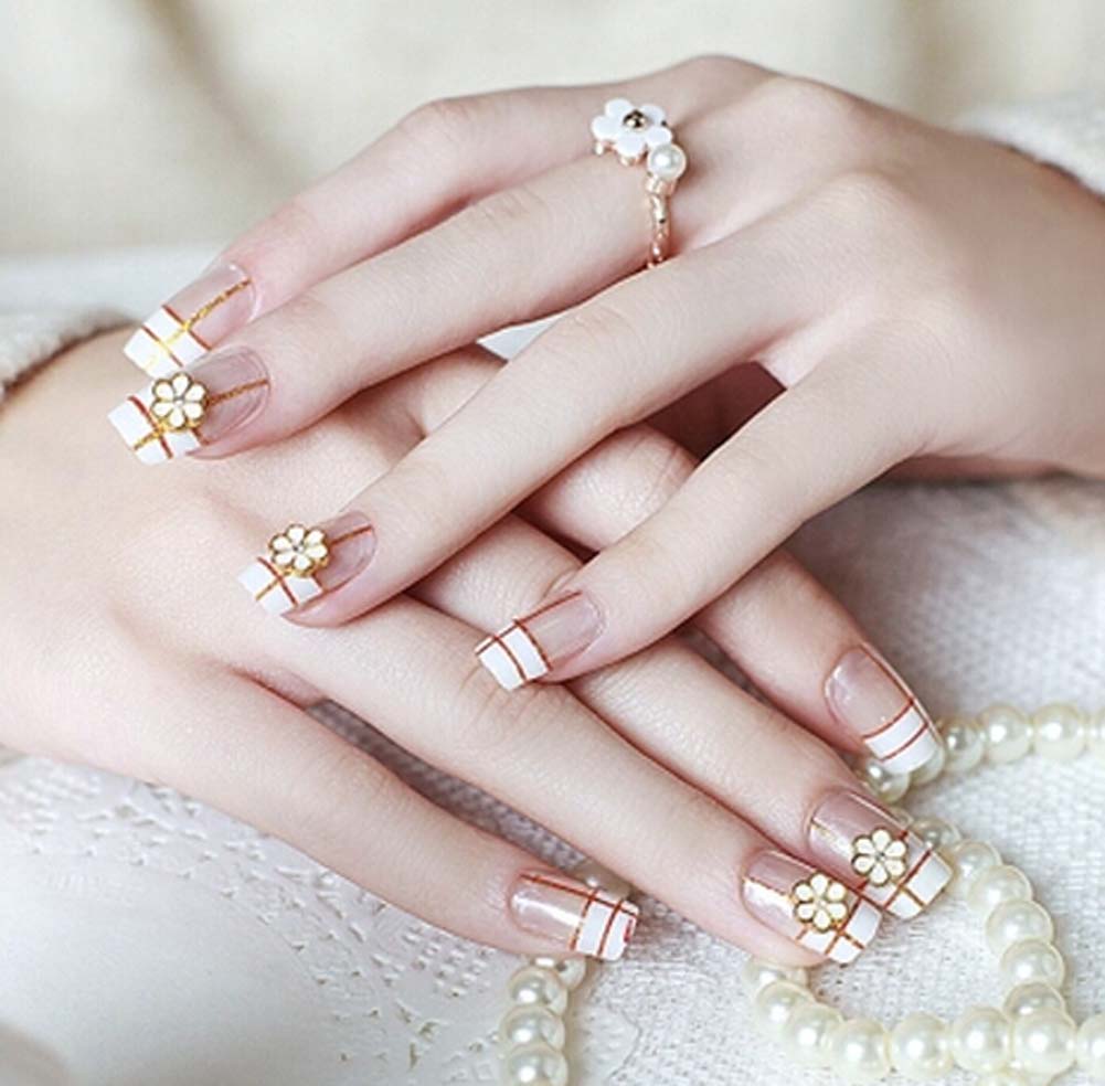 Panda Superstore 2 Boxes 48 Pieces 3d Design False Nails Elegant