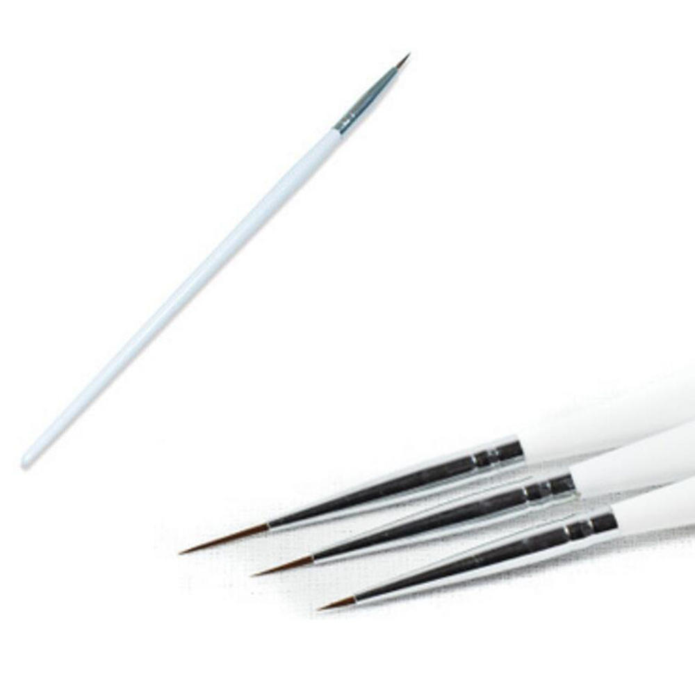 George Jimmy 3 PCS Nail Art Pens Nail Brush Art Nail Art Tools Nail Supply Nails Design White