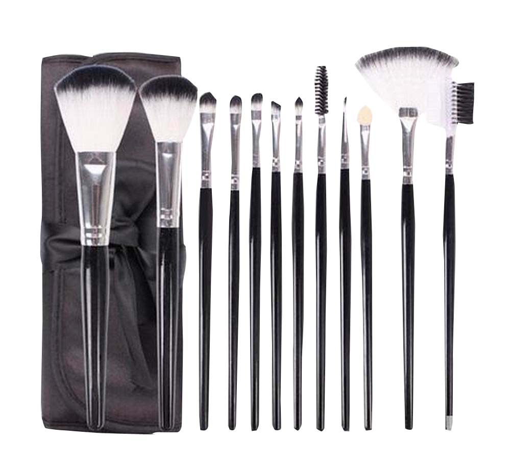 East Majik Powder Cream Concealer Brush Kit for Women 12 PCS