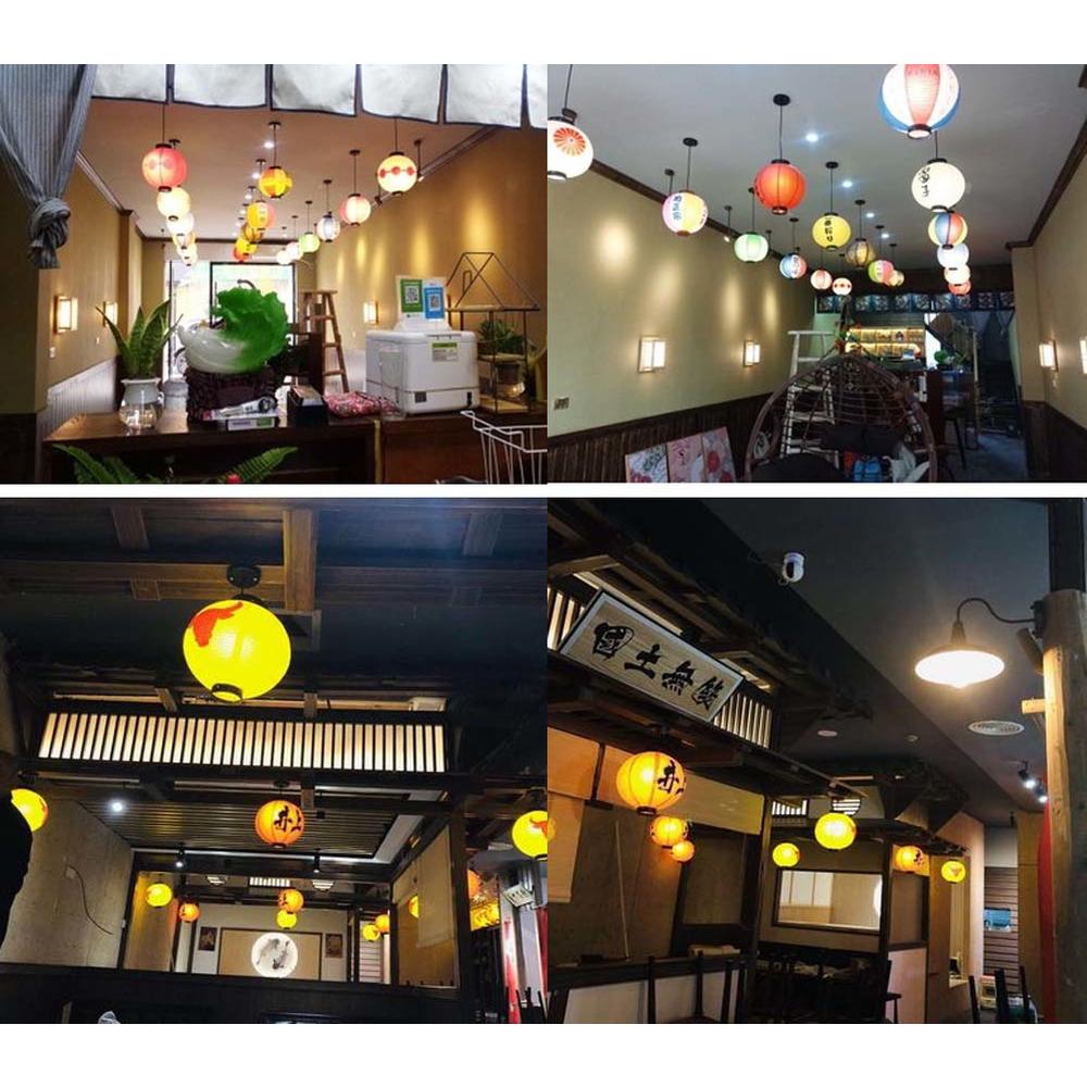 East Majik Durable Paper Lantern Japanese Style Restaurant Hanging Decor S