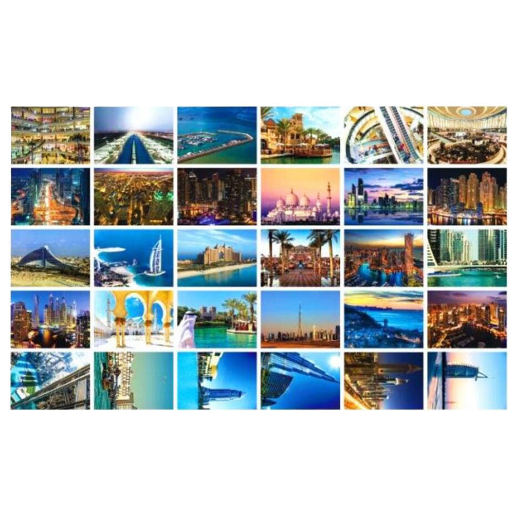 George Jimmy Beautiful Travel Scenery 30 PCS Artistic Retro Postcards-Dubai