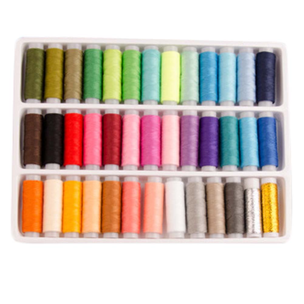 George Jimmy GJ-HOM8090728011-FLORA01664 39 Colors Embroidery Machine Thread  Embroidery Thread Floss Sewing Set