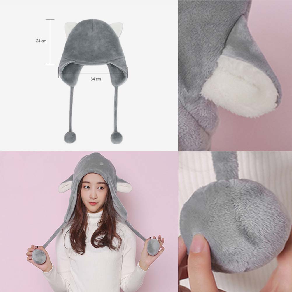 Panda Superstore Female Winter Plush Sweet Cute Student Winter Hat