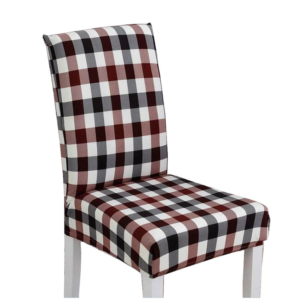 Blancho Bedding [Plaid] Stylish Dining Chair Slipcovers Chair Covers Chair Cushion