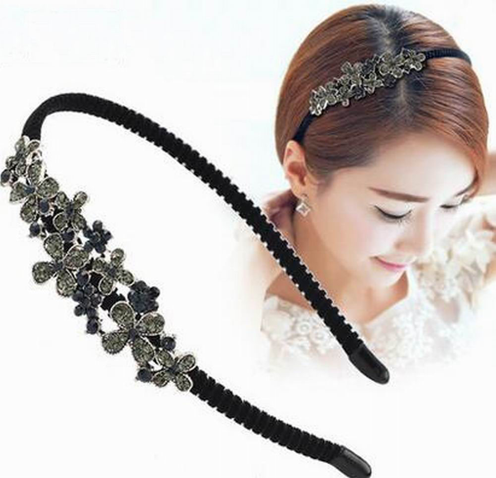 Blancho Bedding Stylish Women Crystal Headband Girls