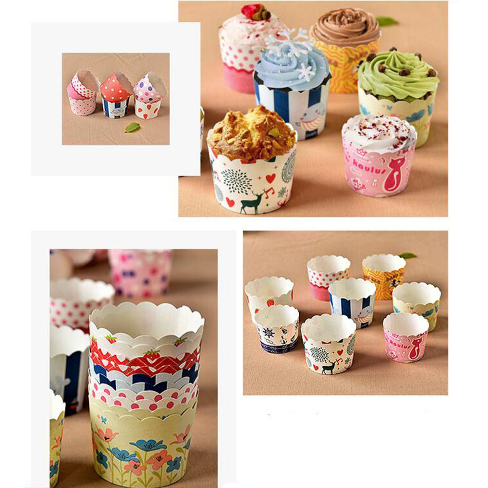 George Jimmy Baking Cups Maffin Cup Best Quality Cupcake Paper 50 PCS-Heart