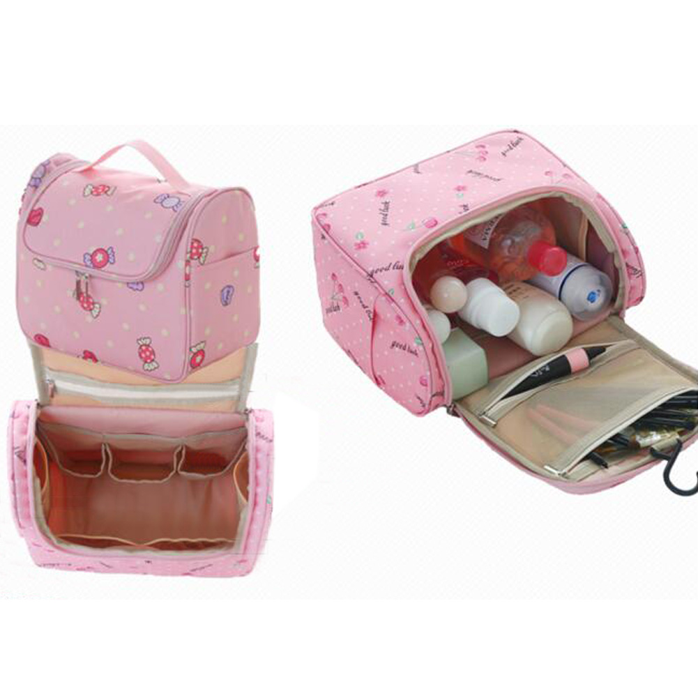 Kylin Express Lovely Cosmetic Box Makeup Box Large Capacity Makeup Bags Cute Rabbit