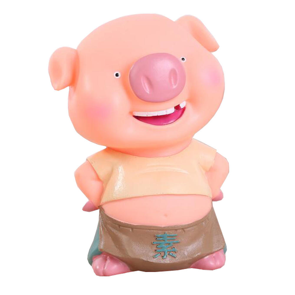 East Majik Adorable Stand Pig Money Save Bank Plastic Piggy Bank
