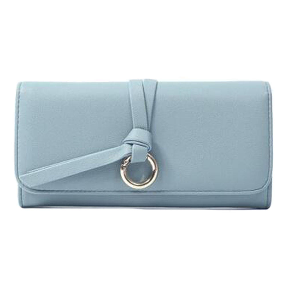Kylin Express Stylish Practical Wallet Cash Card Holder Purse Fashion Gift, Blue