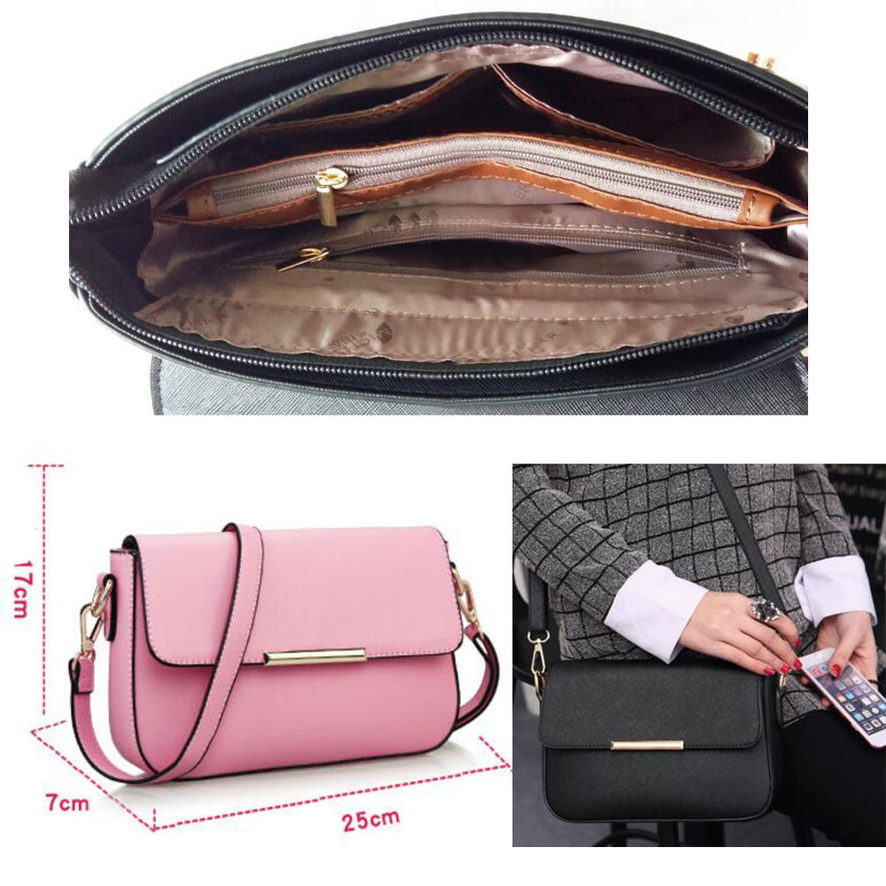 Kylin Express Ladies Elegant Handbag Shoulder Bag Messenger Bag Purse, Rose Red