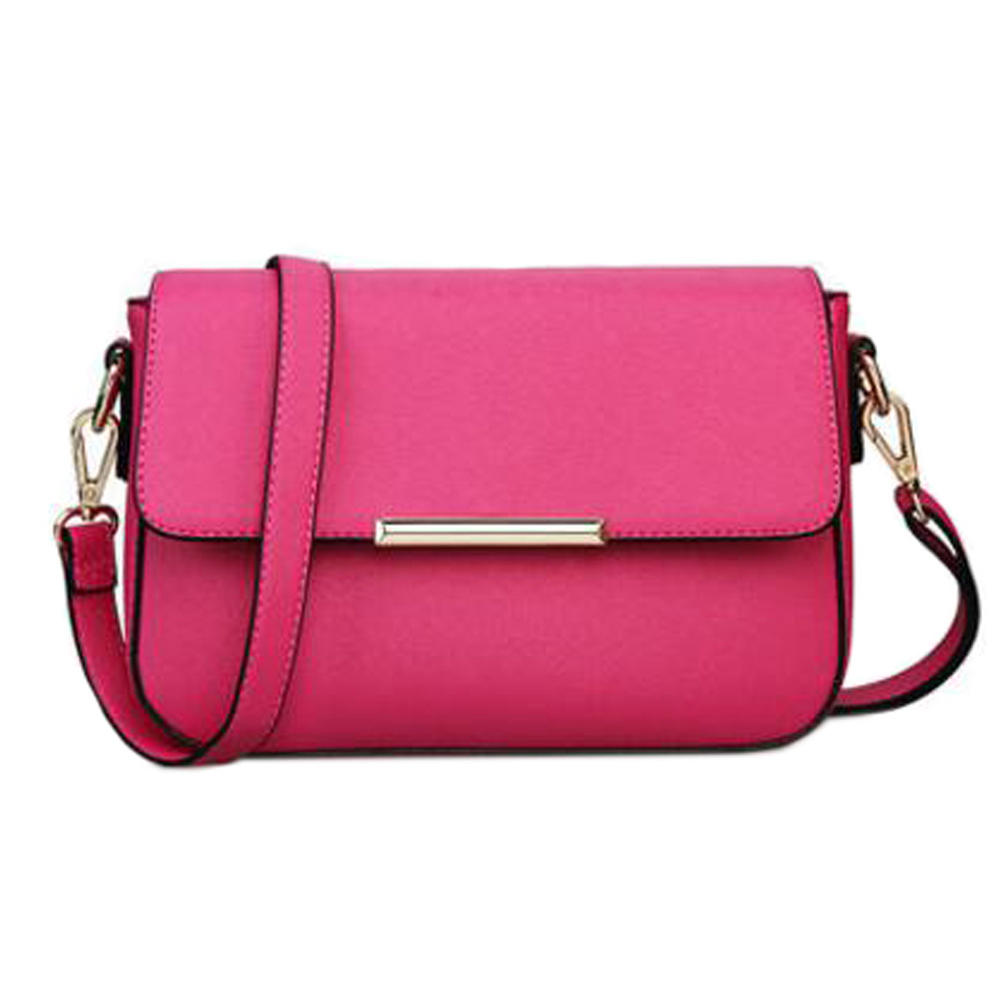 Kylin Express Ladies Elegant Handbag Shoulder Bag Messenger Bag Purse, Rose Red