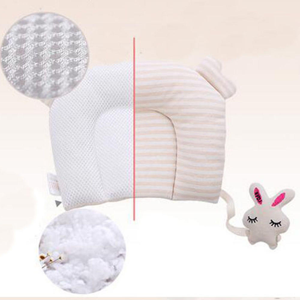 Kylin Express Adorable Soft Baby Pillow For Newborn  Cotton Prevent Flat Head Baby Pillows,  #4