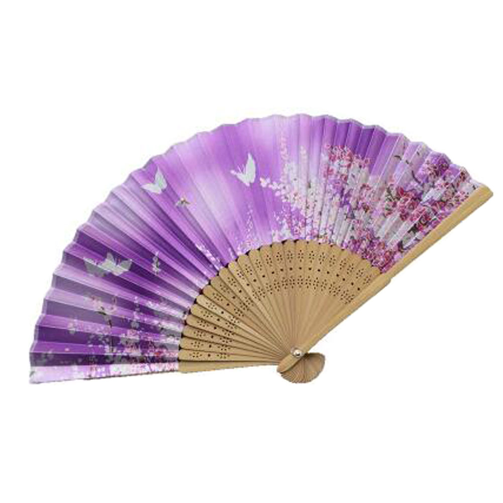 Kylin Express Oriental Beautiful Folding Hand Fan Handheld Fan Perfect Gift, G