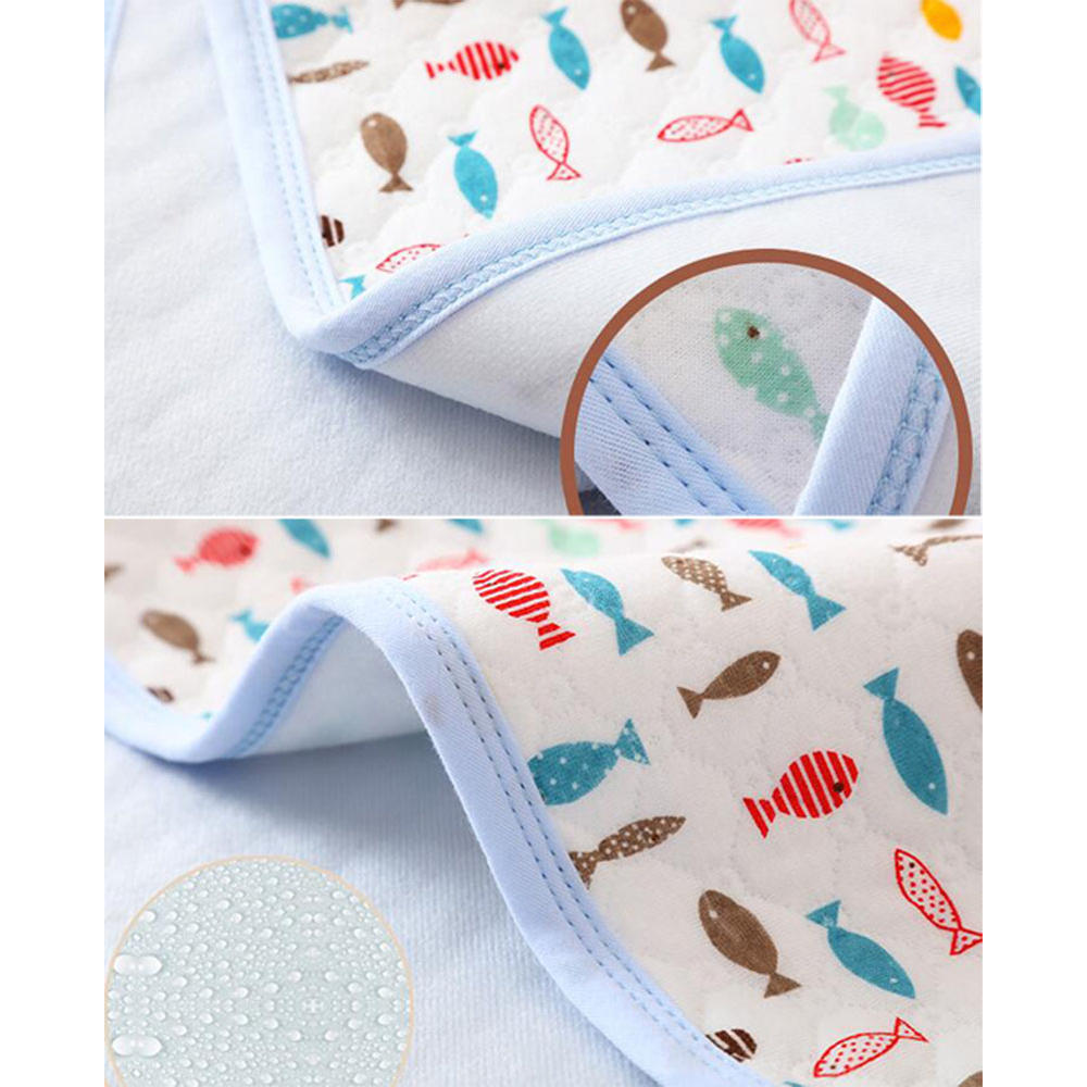 Blancho Bedding 2 Pieces Cute Print Baby Urine Pads Women's Menstrual Pad