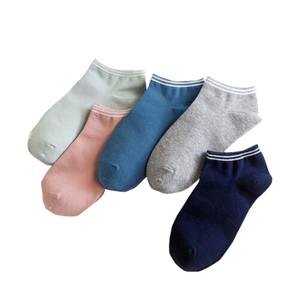 East Majik 5 Pairs Soft and  Comfortable Summer/Spring/Autumn Women Socks