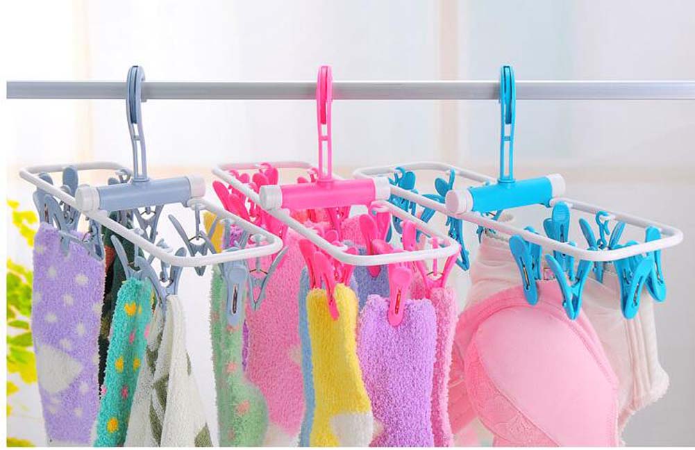 Dragon Sonic Portable Folding Clothes Rack Windproof Anti Skid