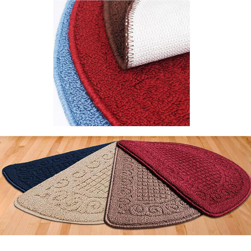Kylin Express Retro Household Outdoor/Indoor Doormats Antiskid Entrance Mat Bathroom Carpet Semicircle, Coffee