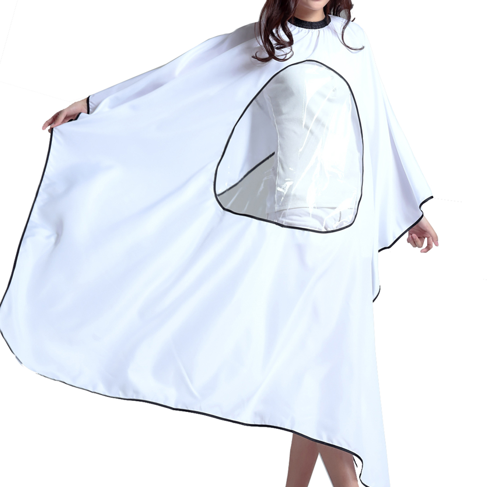 white salon cape,white hair cutting cape, salon cape, hair cutting apparel, hair  cutting cape, waterproof hair cape, salon apparel, salon wear, spa  uniforms,cosmetology smocks,capes,apron aprons,hairstylist clothing,  hairdresser apron, capes,smocks