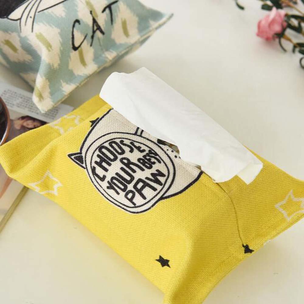 Panda Superstore Simplify Napkin Box Cartoon Paper Towel Box Lovely Tissue Holder Tissue Boxes