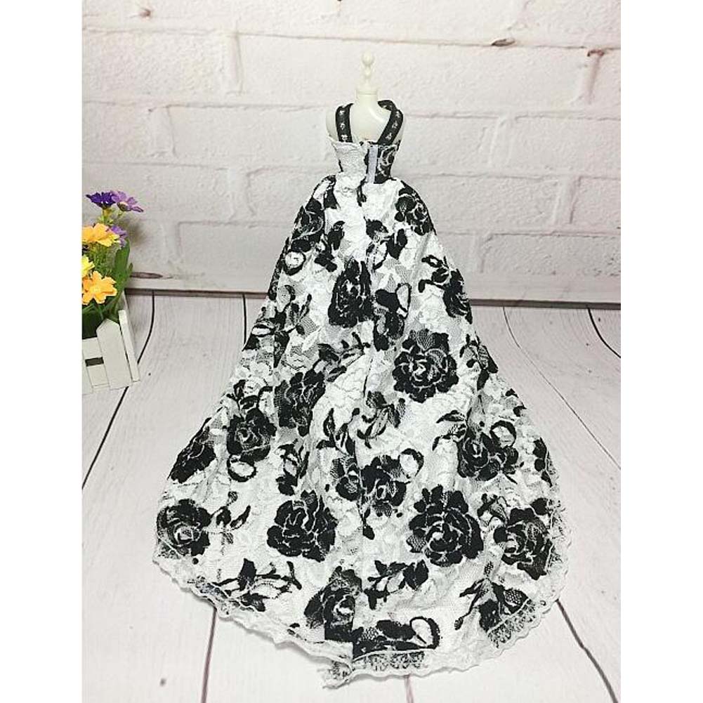 George Jimmy High-end Handmade Wedding Costume Luxurious Party Gown Dresses Princess Clothes for Dolls, M