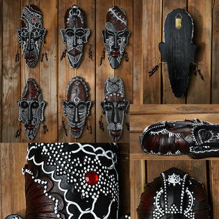 East Majik Em Hom3735081 Ariel05139 African Mask Wall Art Home Decor