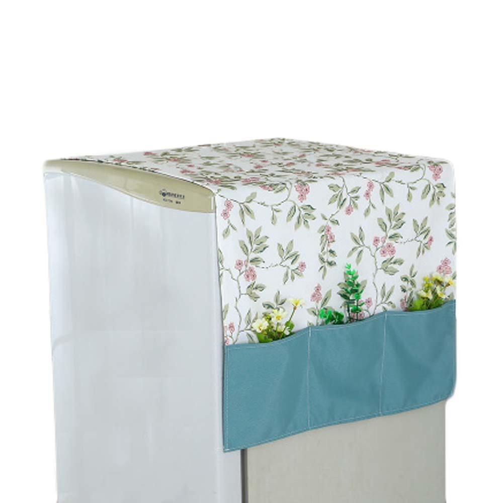 George Jimmy Farmhouse Style Cover Cloth Refrigerator / Washing Machine Protective Cover Storage Bag_A6
