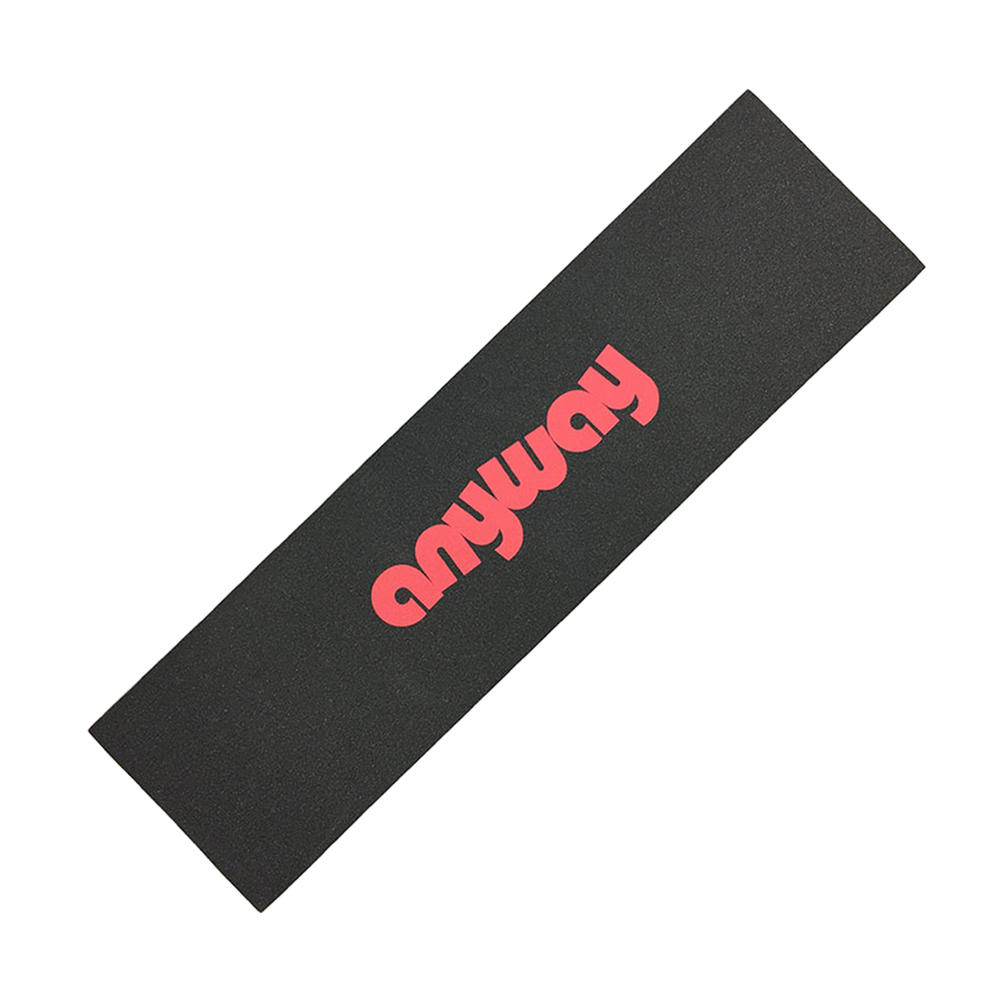 WuKong Paradise Skateboard Grip tape Sheet BUBBLE FREE Scrub stickers Wear-resistant Anti-slip，Red & Black #6