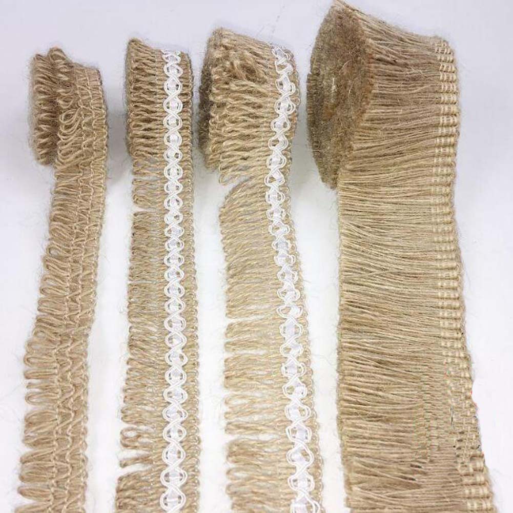 Dragon Sonic 2cm Diameter Jute Rope Tassels Decorative Bottle Clothing Accessories 3 2ft