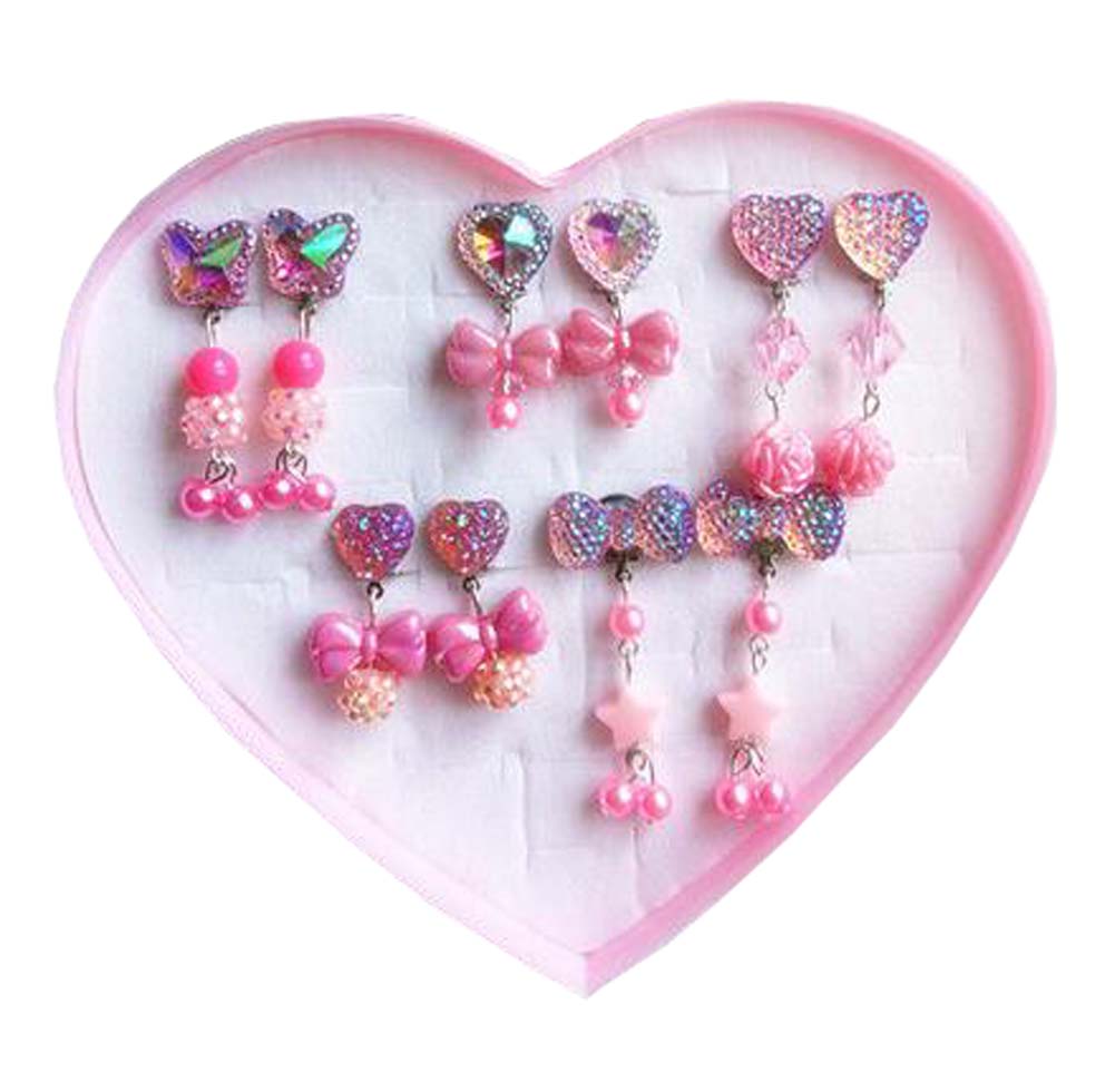 Dragon Sonic Clip On Earrings For Kids 5pcs Dragon Sonic Clip On Earrings For Kids 5pcs Pretend Play Princess C