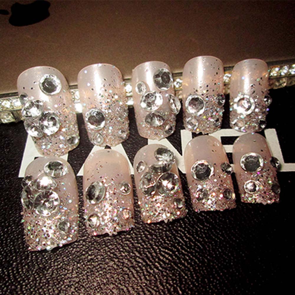 George Jimmy Charming Wedding Bridal French Nails Fake Nail George Jimmy Charming Wedding Bridal French Nails Fake Nail