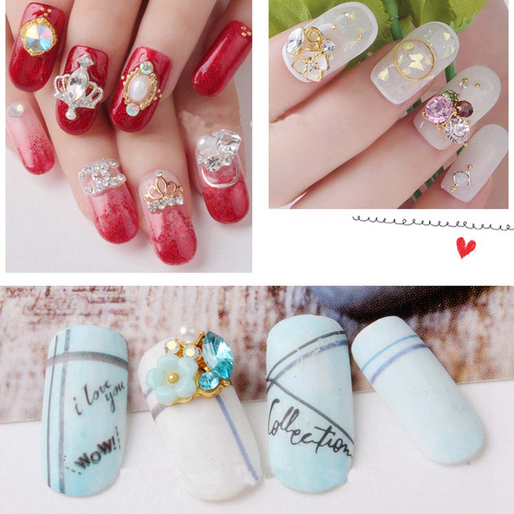 George Jimmy 10 Pcs Diy Nail Art Glitter Nails Decoration Kits George Jimmy 10 Pcs Diy Nail Art Glitter Nails Decoration Kits