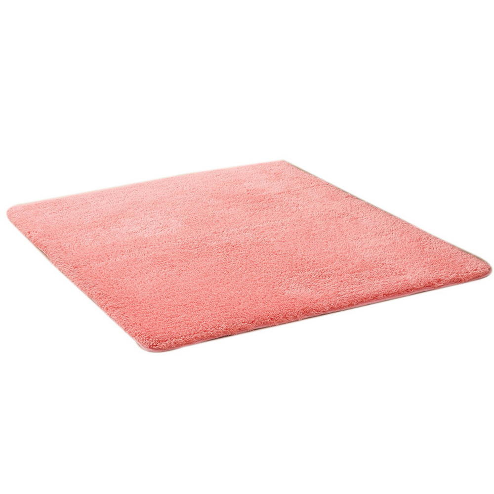 Gentle Meow Pink Living Room Bedroom Bathroom Waterproof Anti-skid Square Carpet