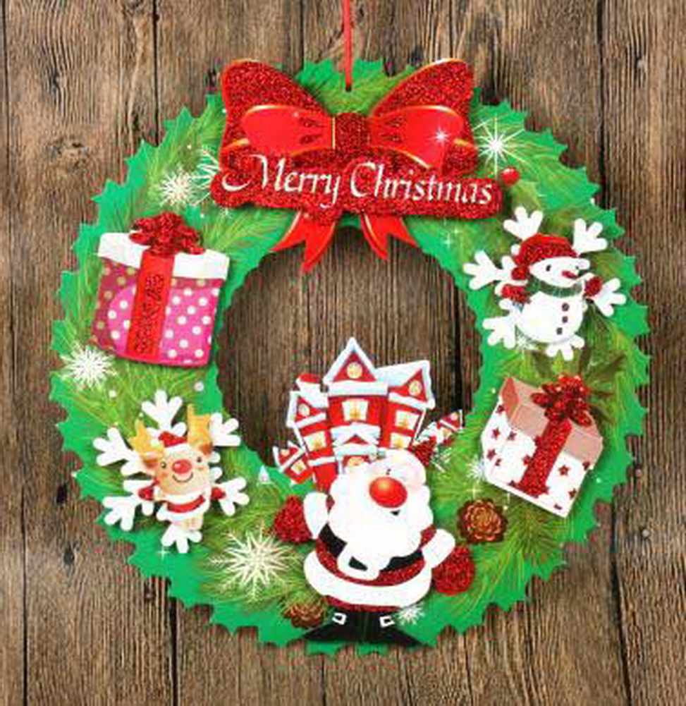Gentle Meow Christmas Decorations Window Wall Door Stickers