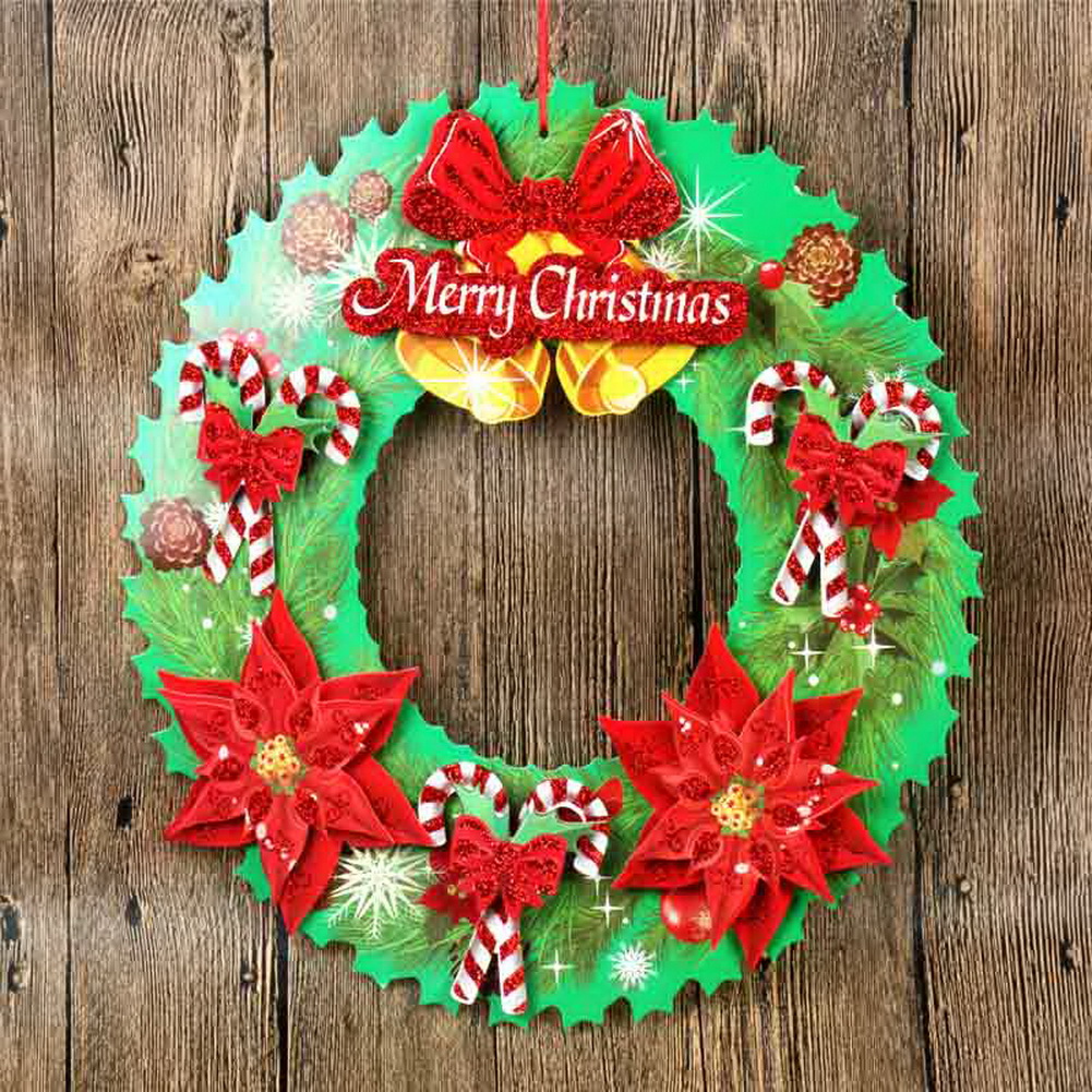 Gentle Meow Christmas Decorations Window Wall Door Hanging Bell