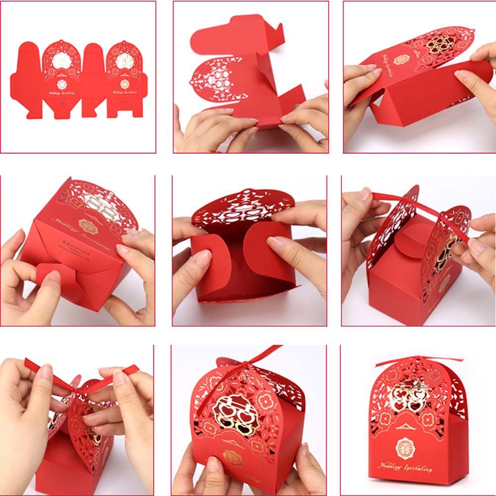 Panda Superstore E Set Of 10 Gift Decorative Boxes Chinese Style