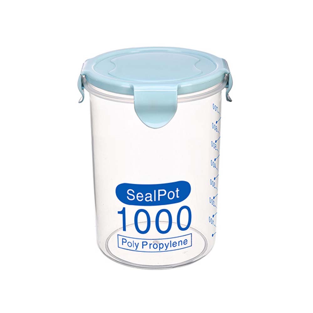Koala Superstore 2 Pieces Food Storage Containers Milk Powder Containers Jars Blue 1000ml