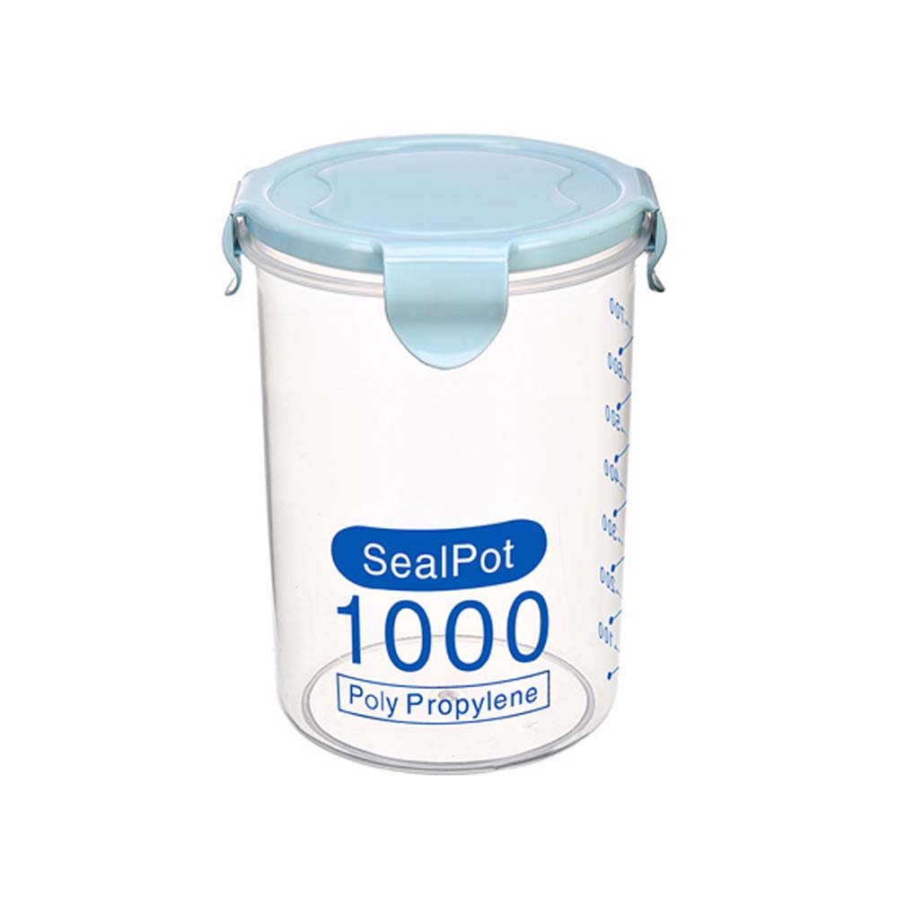 Koala Superstore 2 Pieces Food Storage Containers Milk Powder Containers Jars Blue 1000ml