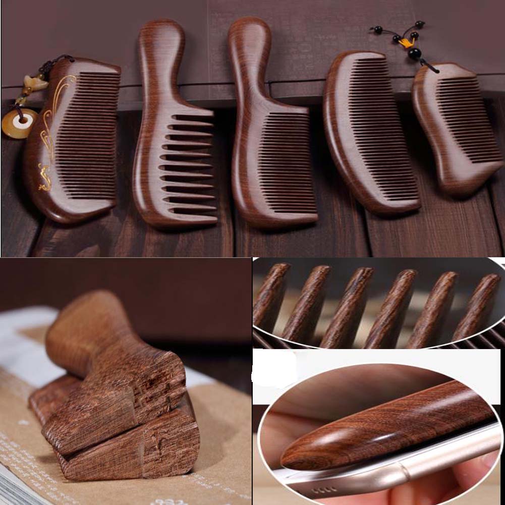 East Majik The Wood Color Anti Static Prevent Hair Loss Sandalwood