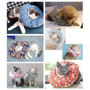 Blancho Bedding Wave Cat E Collar Soft Elizabethan Collar Pet Recovery Collar