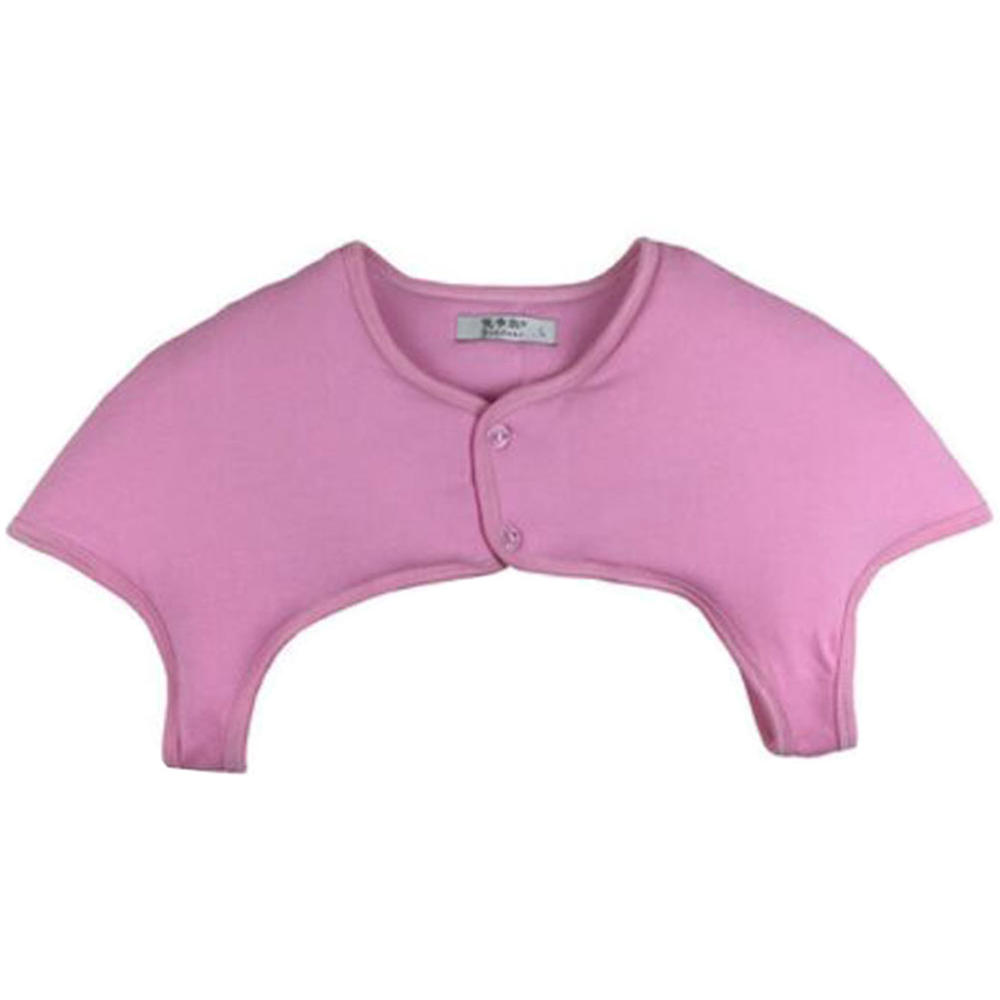 George Jimmy Unisex Prevent Arthritis Pain Thick Cotton Shoulder Warmers Clothing Shrugs XXL Size(Pink)