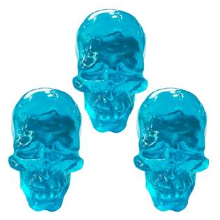 Panda Superstore Simulated Skull Bone Drawer Handles Transparent