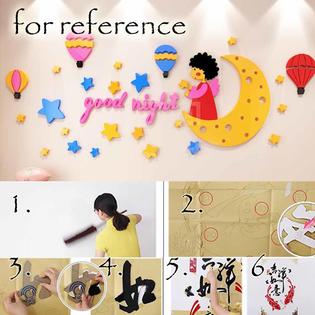 Panda Superstore Acrylic Kids Wall Decal 3d Diy Fairy Moon Wall