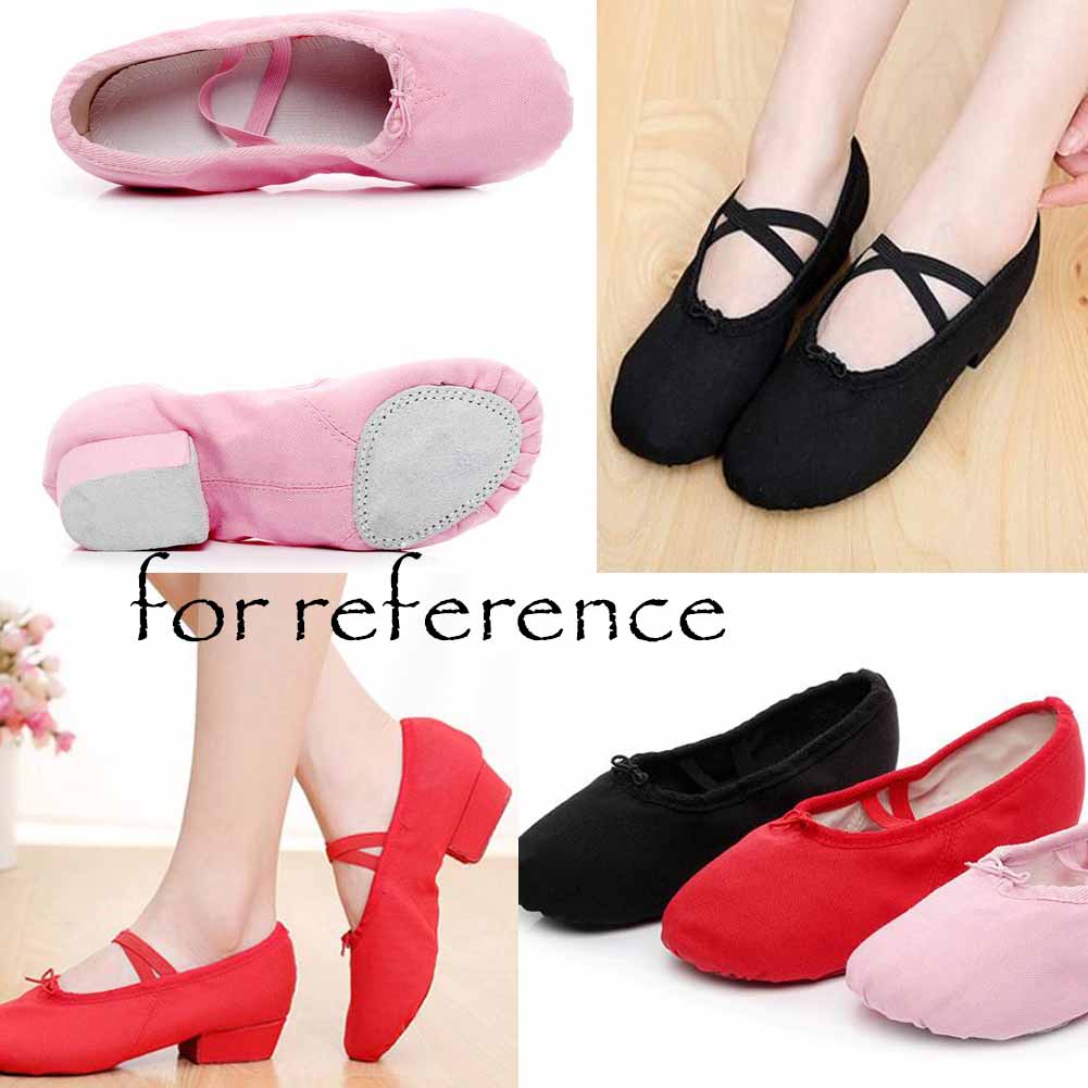 Panda Superstore Women Ballroom Dance Shoes Canvas Ballet