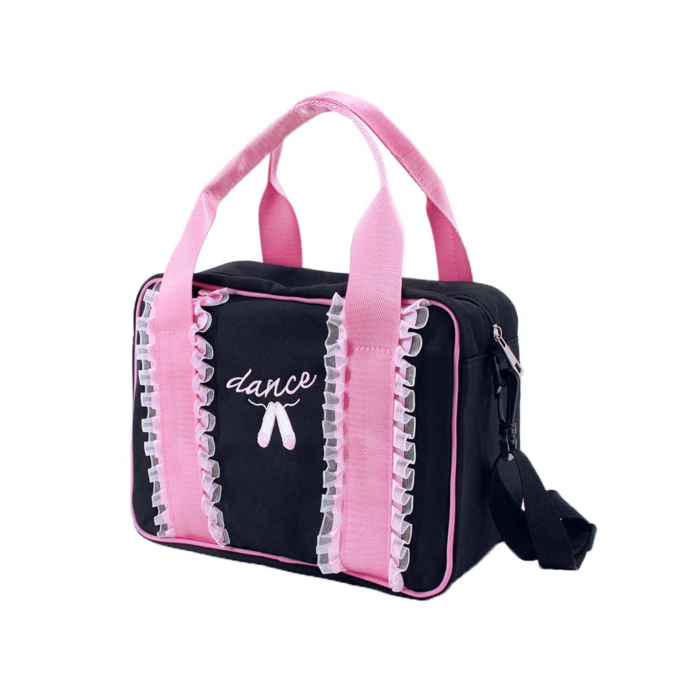 Panda Superstore Girls Ballet Shoes Bag With Lace Dance Equipment Bag Latin Ballet Dance Gym Hand