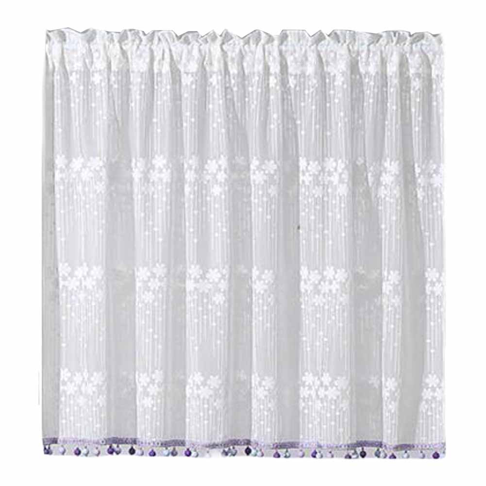 Panda Super Short Kitchen Sheer Tier Curtains Cafe Curtain Pendant Half Window Door Panda Super Short Kitchen Sheer